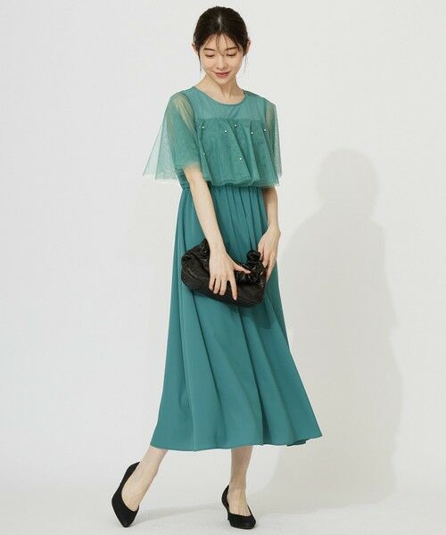 ANY SIS / エニィスィス ドレス | 【Lily Calin】ラッフルチュールフェイクパール ドレス | 詳細2