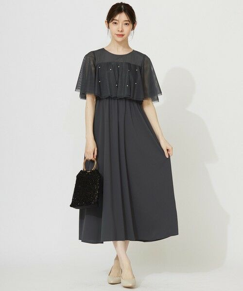 ANY SIS / エニィスィス ドレス | 【Lily Calin】ラッフルチュールフェイクパール ドレス | 詳細6