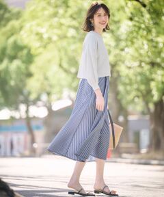 ANY SIS / エニィスィス ロング・マキシ丈ワンピース | 【2SET】シャツワンピ × ニット セット