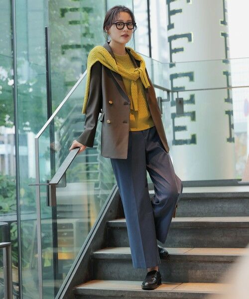 ANY SIS / エニィスィス その他パンツ | 【ストレッチ・接触冷感・撥水・UVカット・洗える】エアリーストレッチ ワイドパンツ | 詳細1