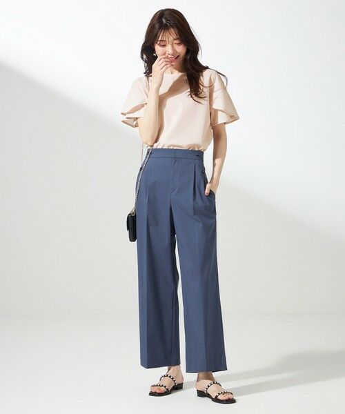 ANY SIS / エニィスィス その他パンツ | 【ストレッチ・接触冷感・撥水・UVカット・洗える】エアリーストレッチ ワイドパンツ | 詳細3