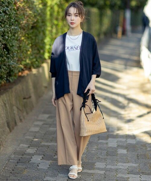 ANY SIS / エニィスィス その他パンツ | 【ストレッチ・接触冷感・撥水・UVカット・洗える】エアリーストレッチ ワイドパンツ | 詳細16