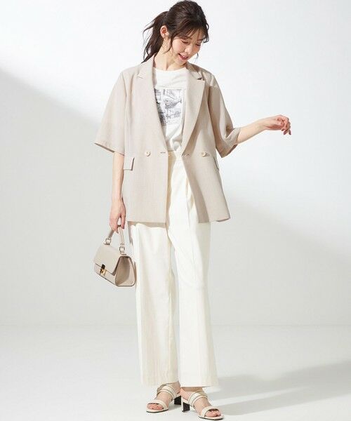 ANY SIS / エニィスィス その他パンツ | 【ストレッチ・接触冷感・撥水・UVカット・洗える】エアリーストレッチ ワイドパンツ | 詳細25