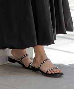 ANY SIS / エニィスィス サンダル | 【23.0~24.0cm】フェミニンフラット サンダル