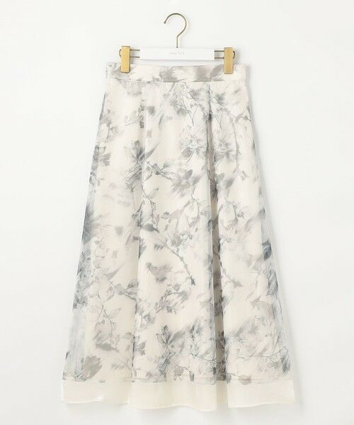 ANY SIS / エニィスィス ミニ・ひざ丈スカート | 【WEB・一部店舗限定】ハッチングフラワープリント スカート | 詳細13