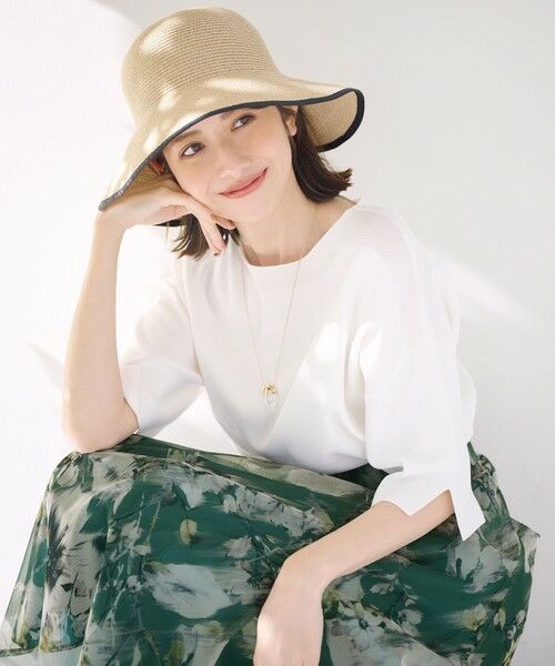 ANY SIS / エニィスィス ミニ・ひざ丈スカート | 【WEB・一部店舗限定】ハッチングフラワープリント スカート | 詳細15