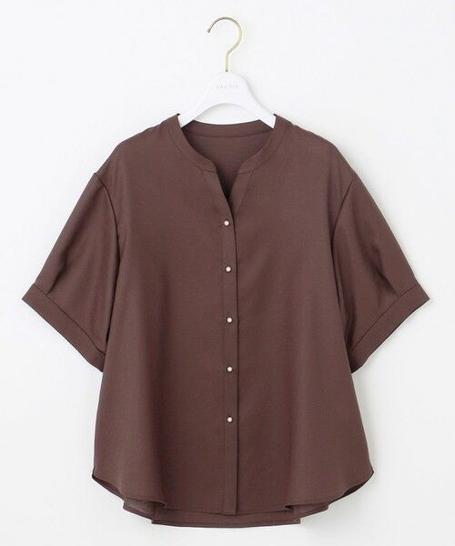 ANY SIS / エニィスィス シャツ・ブラウス | 【接触冷感・UVカット・速乾】スムージーポリエステル 2WAY ブラウス | 詳細8