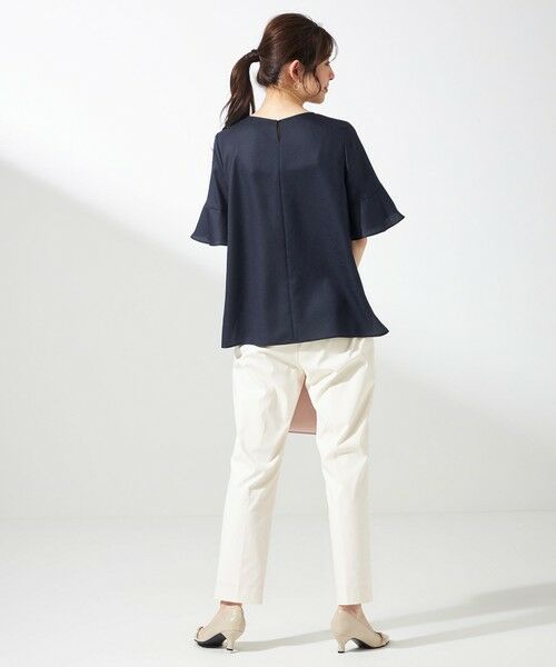 ANY SIS / エニィスィス シャツ・ブラウス | 【接触冷感・UVカット・速乾】スムージーポリエステル フレアスリーブ ブラウス | 詳細3