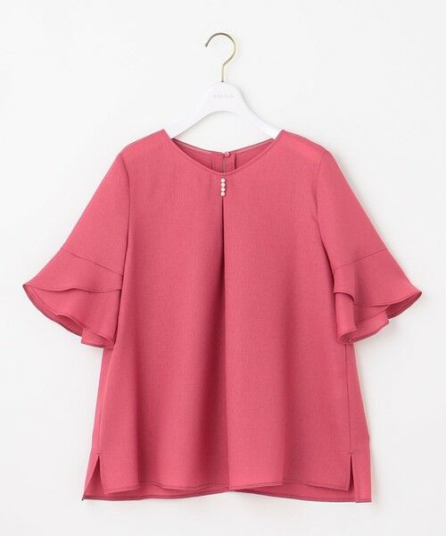 ANY SIS / エニィスィス シャツ・ブラウス | 【接触冷感・UVカット・速乾】スムージーポリエステル フレアスリーブ ブラウス | 詳細13