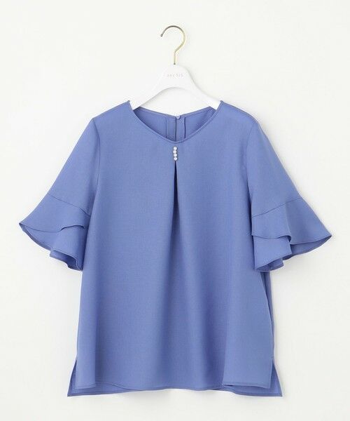 ANY SIS / エニィスィス シャツ・ブラウス | 【接触冷感・UVカット・速乾】スムージーポリエステル フレアスリーブ ブラウス | 詳細16