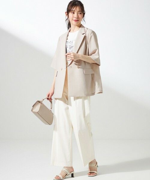 ANY SIS / エニィスィス テーラードジャケット | 【接触冷感・速乾・UVカット・洗える】スイートクール ジャケット | 詳細3