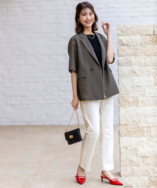 ANY SIS / エニィスィス テーラードジャケット | 【接触冷感・速乾・UVカット・洗える】スイートクール ジャケット | 詳細8