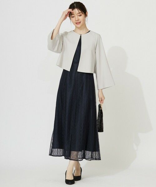 ANY SIS / エニィスィス ノーカラージャケット | 【洗える】セレモニークロップド ジャケット | 詳細6