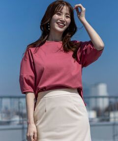 ANY SIS / エニィスィス カットソー | 【撥水・汗ジミ防止・UVケア・洗える】スーピマスムース クロップド Tシャツ