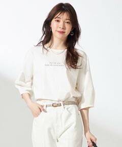ANY SIS / エニィスィス カットソー | 【撥水・汗ジミ防止・UVケア・洗える】スーピマスムース クロップド Tシャツ