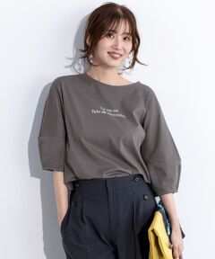 ANY SIS / エニィスィス カットソー | 【撥水・汗ジミ防止・UVケア・洗える】スーピマスムース クロップド Tシャツ