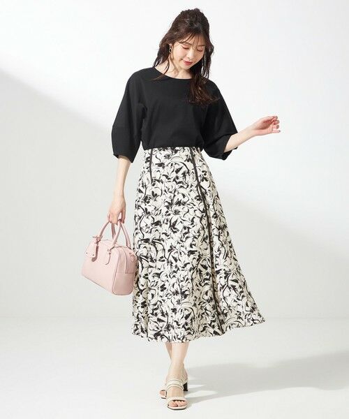 ANY SIS / エニィスィス カットソー | 【撥水・汗ジミ防止・UVケア・洗える】スーピマスムース クロップド Tシャツ | 詳細5