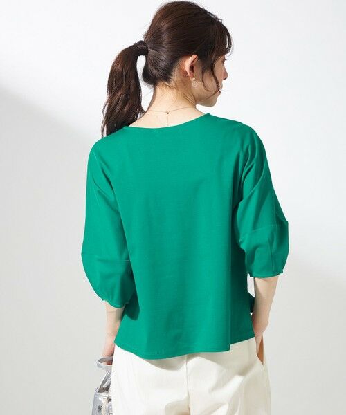 ANY SIS / エニィスィス カットソー | 【撥水・汗ジミ防止・UVケア・洗える】スーピマスムース クロップド Tシャツ | 詳細18