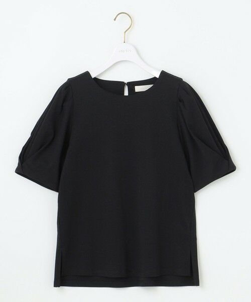 ANY SIS / エニィスィス カットソー | 【撥水・汗ジミ防止・UVケア・洗える】スーピマスムース 袖タック Tシャツ | 詳細7