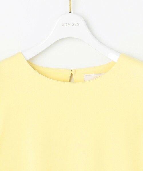 ANY SIS / エニィスィス カットソー | 【撥水・汗ジミ防止・UVケア・洗える】スーピマスムース 袖タック Tシャツ | 詳細14