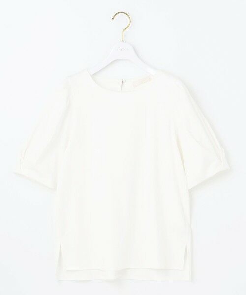 ANY SIS / エニィスィス カットソー | 【撥水・汗ジミ防止・UVケア・洗える】スーピマスムース 袖タック Tシャツ | 詳細24