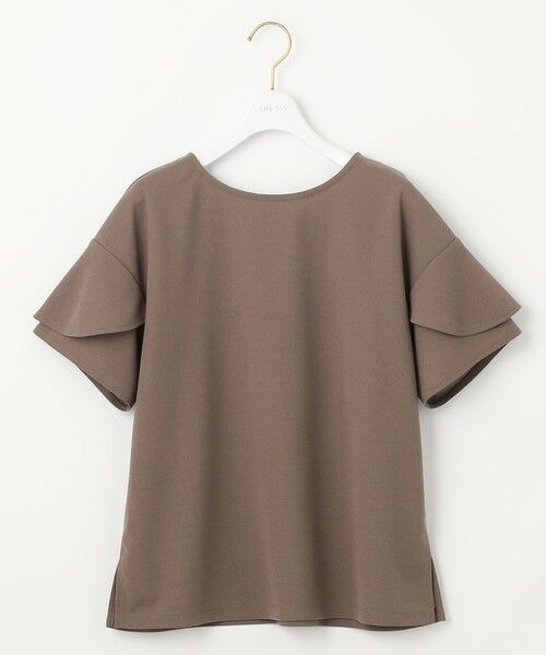 ANY SIS / エニィスィス カットソー | 【前後着用・UVケア・洗える】2WAYジョーゼットジャージーフリル カットソー | 詳細8