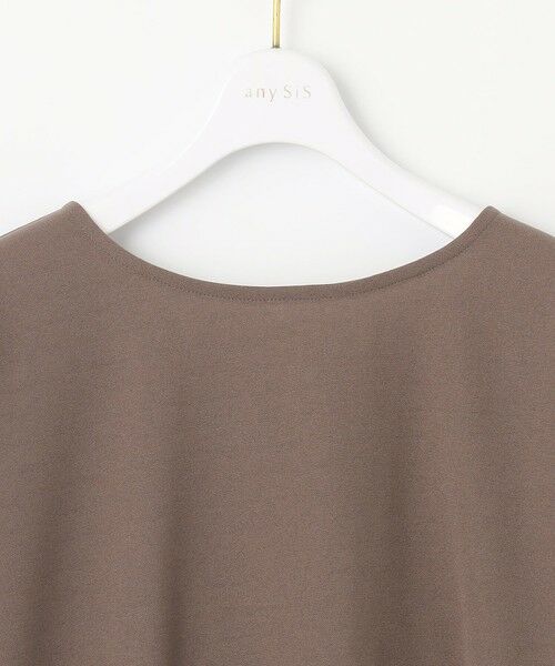 ANY SIS / エニィスィス カットソー | 【前後着用・UVケア・洗える】2WAYジョーゼットジャージードルマン カットソー | 詳細8