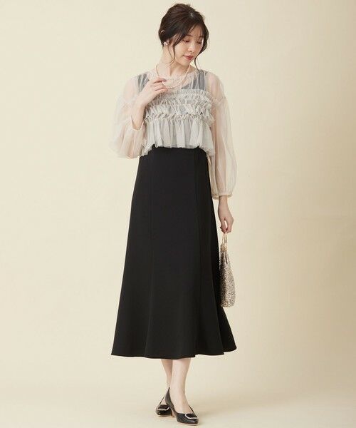 ANY SIS / エニィスィス ドレス | 【Lily Calin】チュールフリルトップス×ドレスセット | 詳細1