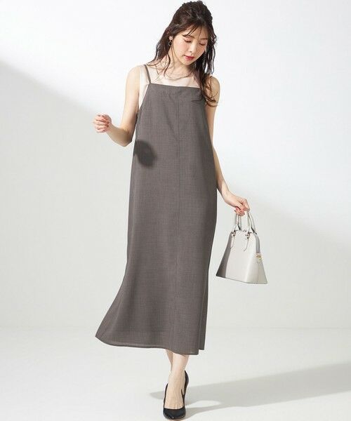 ANY SIS / エニィスィス ロング・マキシ丈ワンピース | 【接触冷感・速乾・UVカット・洗える】スイートクール キャミワンピース | 詳細11