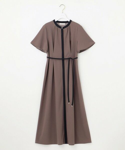 J.PRESS 2wayジョーゼット ワンピース　ネイビー　サイズ11 セール】 【洗える】ノルディス2wayジョーゼット タック