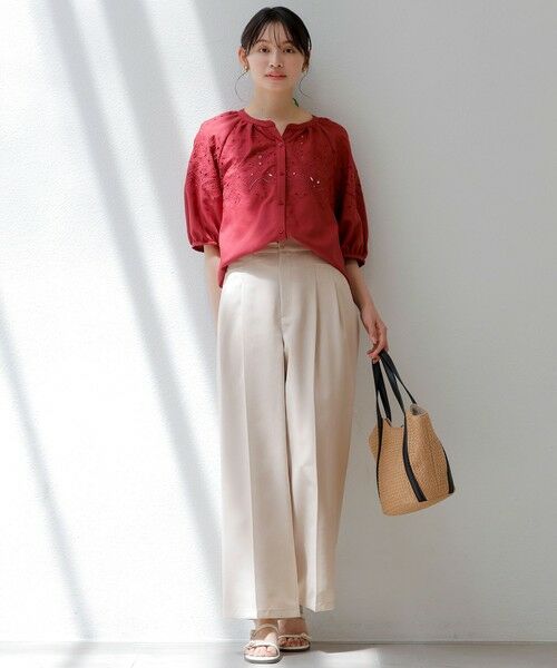 ANY SIS / エニィスィス その他パンツ | 【接触冷感・速乾・UVカット・洗える】スイートクール ワイドパンツ | 詳細2