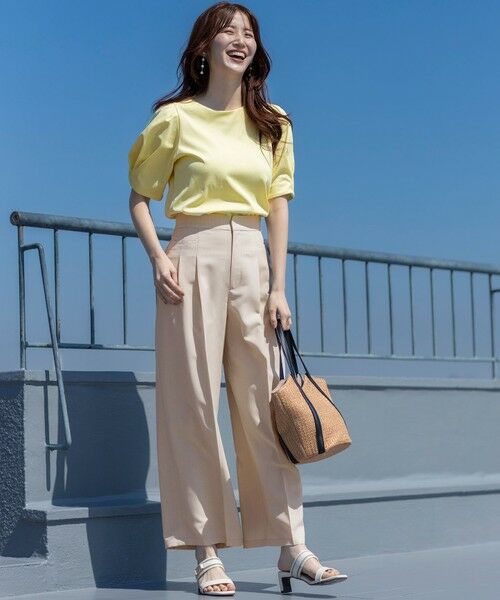 ANY SIS / エニィスィス その他パンツ | 【接触冷感・速乾・UVカット・洗える】スイートクール ワイドパンツ | 詳細4