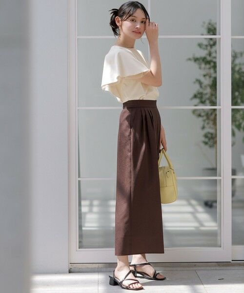 ANY SIS / エニィスィス その他パンツ | 【接触冷感・UVカット・速乾】スムージーポリエステルタックフレア パンツ | 詳細14