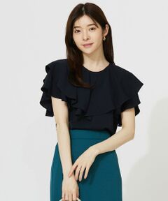 ANY SIS / エニィスィス シャツ・ブラウス | 【接触冷感・吸水速乾・UVカット】サラキレイ フリル ブラウス