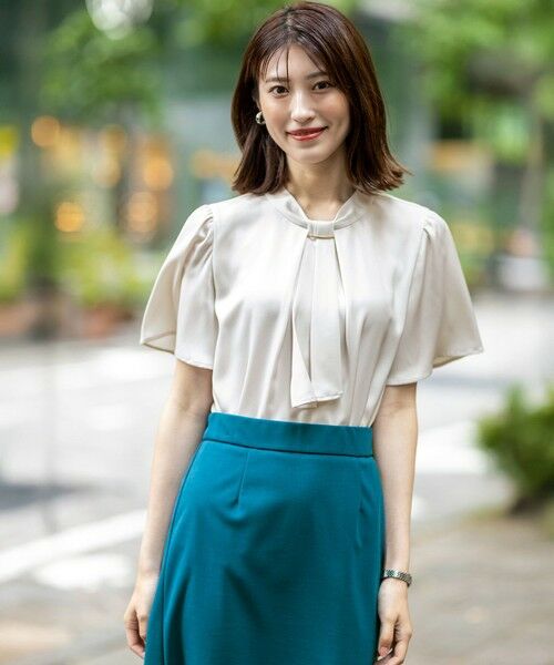 ANY SIS / エニィスィス シャツ・ブラウス | 【洗える】4WAY半袖 ボウブラウス | 詳細2