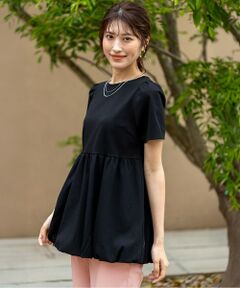 ANY SIS / エニィスィス カットソー | 【洗える】コンビネーションペプラム チュニック