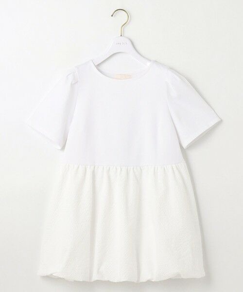 ANY SIS / エニィスィス カットソー | 【洗える】コンビネーションペプラム チュニック | 詳細3