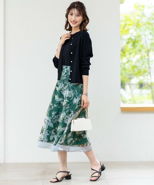 ANY SIS / エニィスィス ニット・セーター | 【洗える】レーシーディテール カーディガン | 詳細4