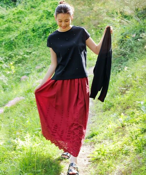 ANY SIS / エニィスィス ニット・セーター | 【洗える】レーシーディテール カーディガン | 詳細6