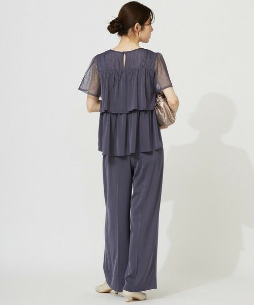 ANY SIS / エニィスィス セットアップ | 【洗える】ティアードトップス×ワイドパンツSET | 詳細6
