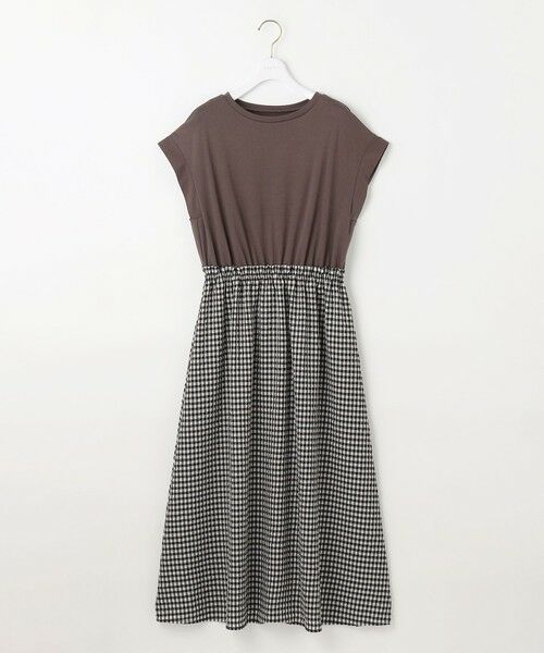 ANY SIS / エニィスィス ロング・マキシ丈ワンピース | 【洗える】チェックドッキング ワンピース | 詳細8
