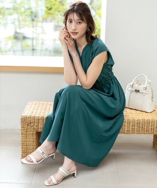 ANY SIS / エニィスィス ロング・マキシ丈ワンピース | 【洗える】フロントボタンギャザー ワンピース | 詳細17