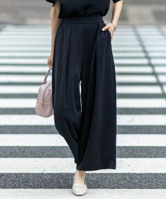 any sis エニィスィス　サスペンダーワイドパンツ　新品 SHIPS any パンツ any:「洗濯機可能」マニッシュ サスペンダー