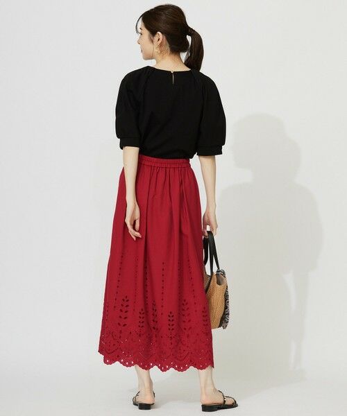 ANY SIS / エニィスィス ミニ・ひざ丈スカート | 【洗える】カットワークエンブロイダリー スカート | 詳細14