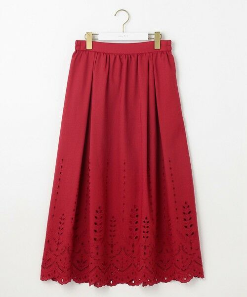 ANY SIS / エニィスィス ミニ・ひざ丈スカート | 【洗える】カットワークエンブロイダリー スカート | 詳細14