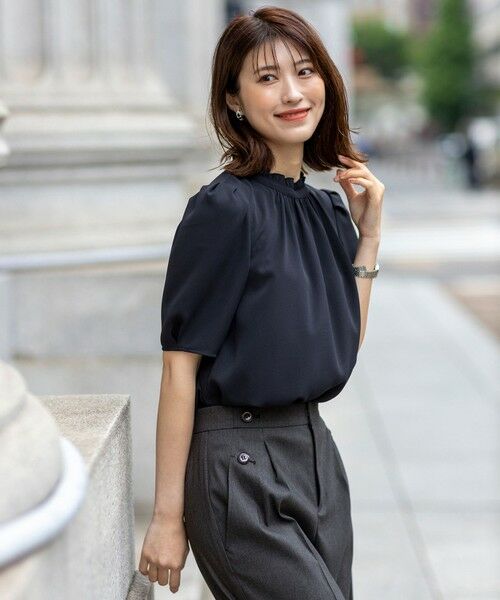 ANY SIS / エニィスィス シャツ・ブラウス | 【洗える】フリルネックスタンド ブラウス | 詳細7