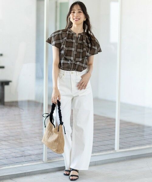 ANY SIS / エニィスィス シャツ・ブラウス | 【洗える】サッカーチェック ブラウス | 詳細9