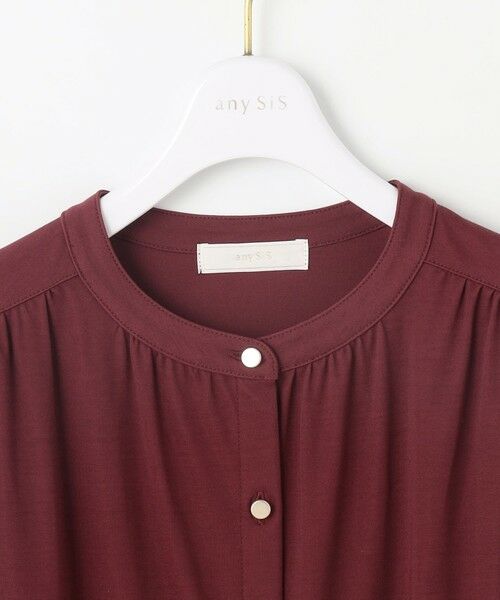 ANY SIS / エニィスィス シャツ・ブラウス | 【接触冷感・UVカット・洗える】ハイストレッチスムース2WAY ブラウス | 詳細11