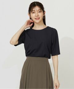 ANY SIS / エニィスィス カットソー | 【接触冷感・UVカット・洗える】ハイストレッチスムースタックスリーブ カットソー