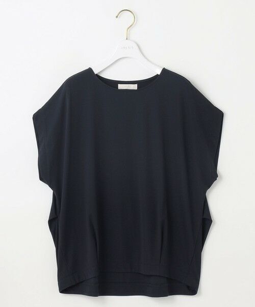 ANY SIS / エニィスィス カットソー | 【接触冷感・UVカット・洗える】ハイストレッチスムースフレンチスリーブ カットソー | 詳細16